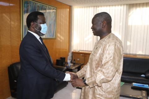 Image avec le CCR-UEMOA