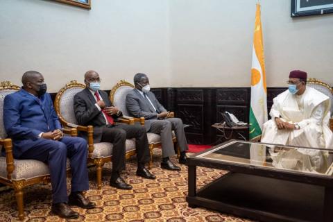 Image avec le président du NIger