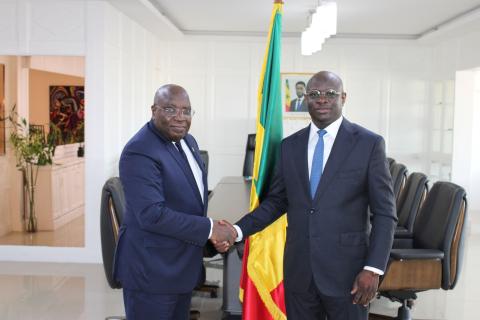 Le Commissaire Paul Koffi KOFFI chez le Ministre des Finances et du Budget du Sénégal_190325