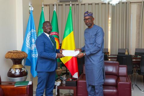 Roberto Alexandre VIEIRA reçu par le Ministre des Affaires Etrangères et de la Coopération Internationale du Mali 
