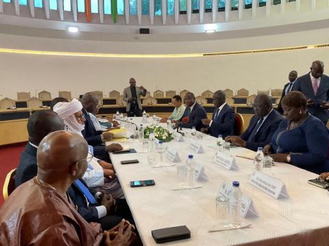 Le Président par intérim du Comite Interparlementaire de l’UEMOA (CIP-UEMOA) reçu par des autorités ivoiriennes