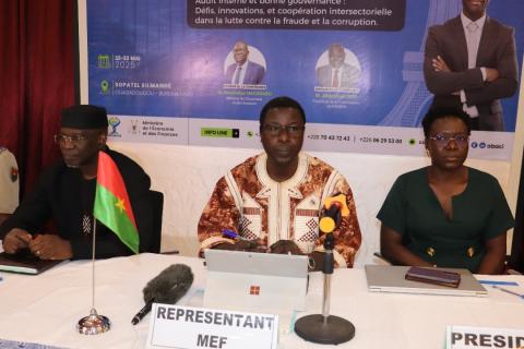 Commissaire Lassine BOUARE_Conference_ABACI_220525_Ouaga