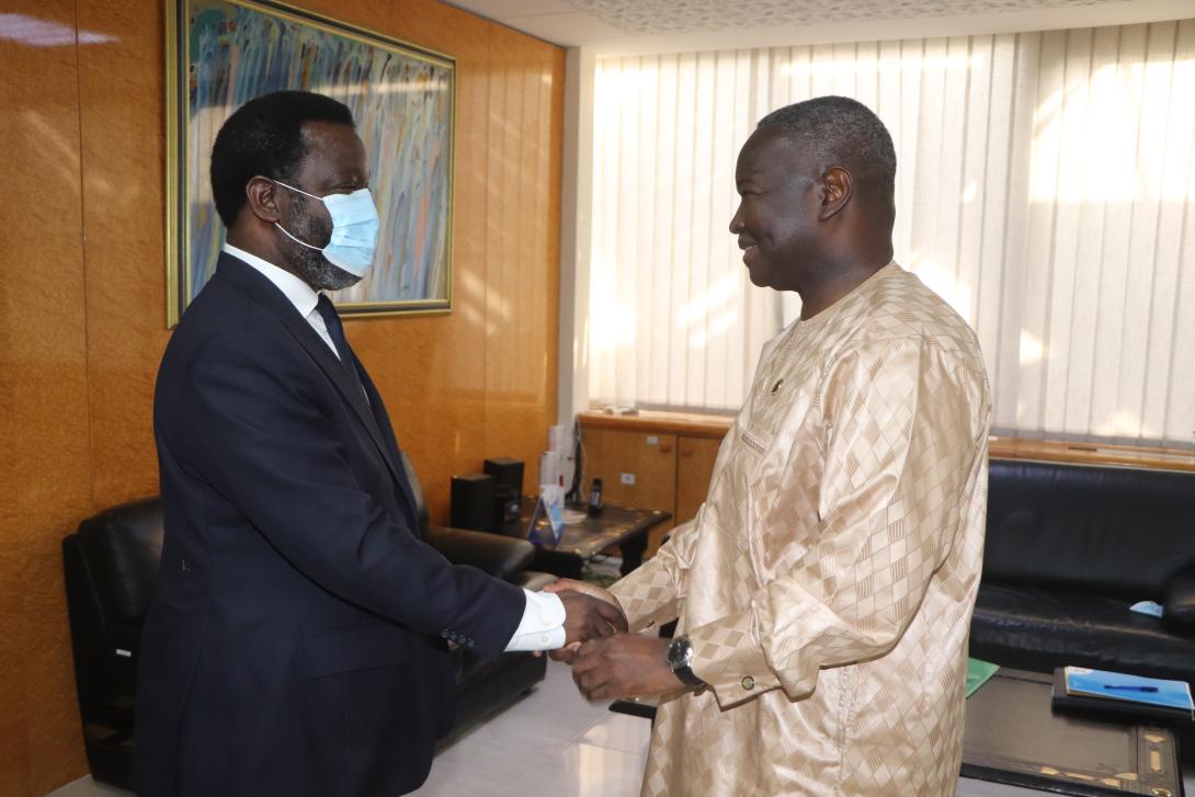 Image avec le CCR-UEMOA