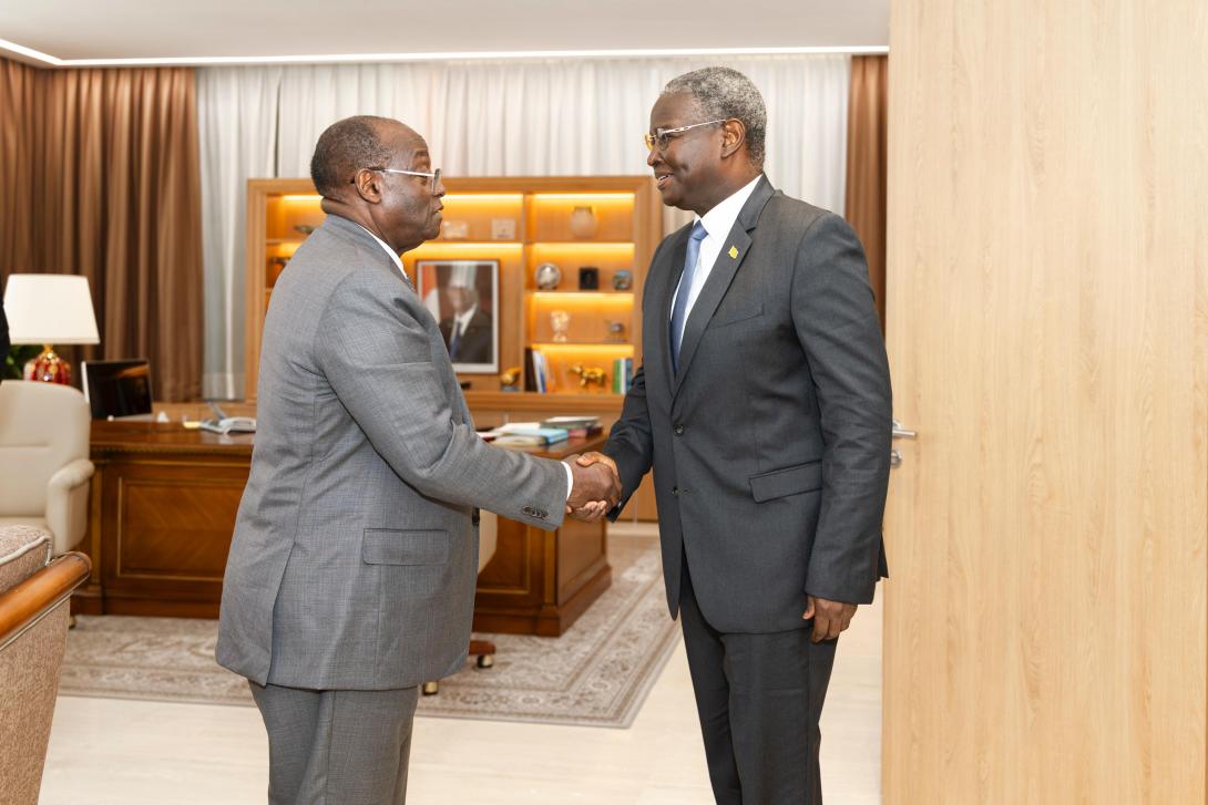 Audience avec le Vice Président de la Côte d'Ivoire