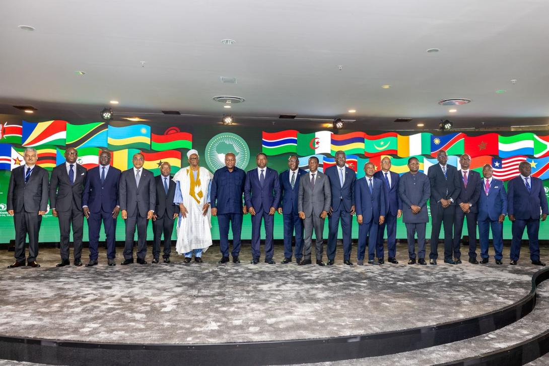 Photo de famille de la conférence de Lomé sur la dette
